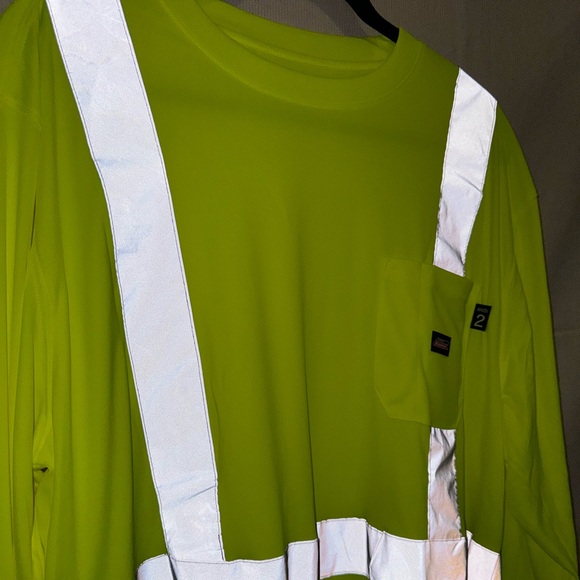 NWT Dickies Neon Reflective Long Sleeve Shirt - Picture 4 of 8